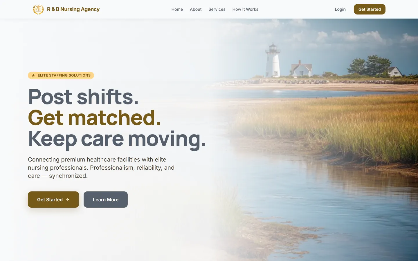 The R & B Nursing Agency homepage
